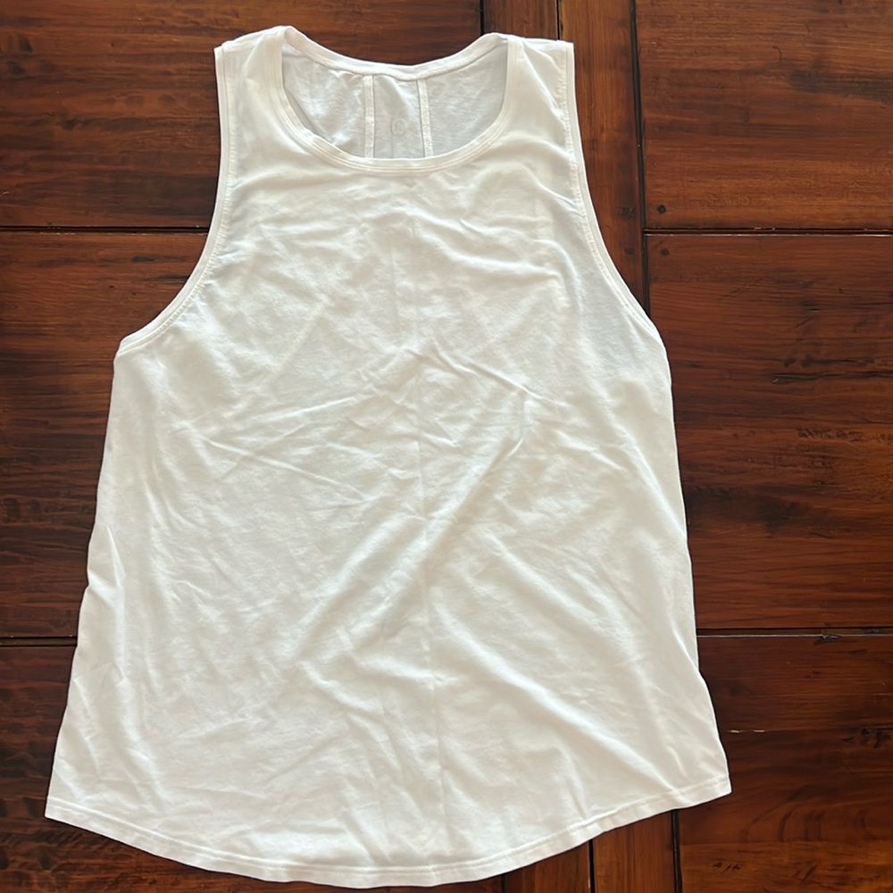White Lululemon Tank Top Size 6